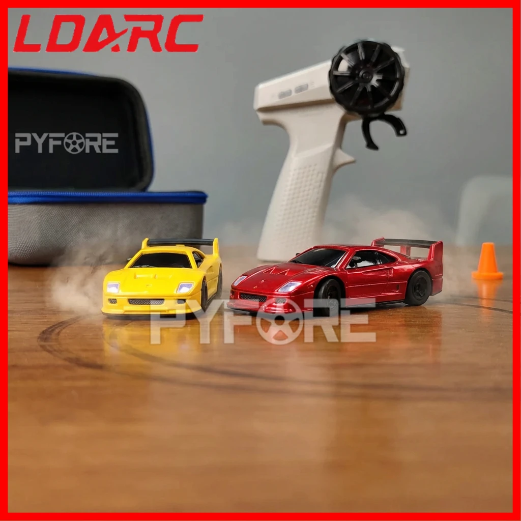 รถแข่งบังคับวิทยุ LDARC S100 ขนาด 1/64 – รุ่น RTR ไฟฟ้า สำหรับเล่นบนโต๊ะ ควบคุมด้วยรีโมท