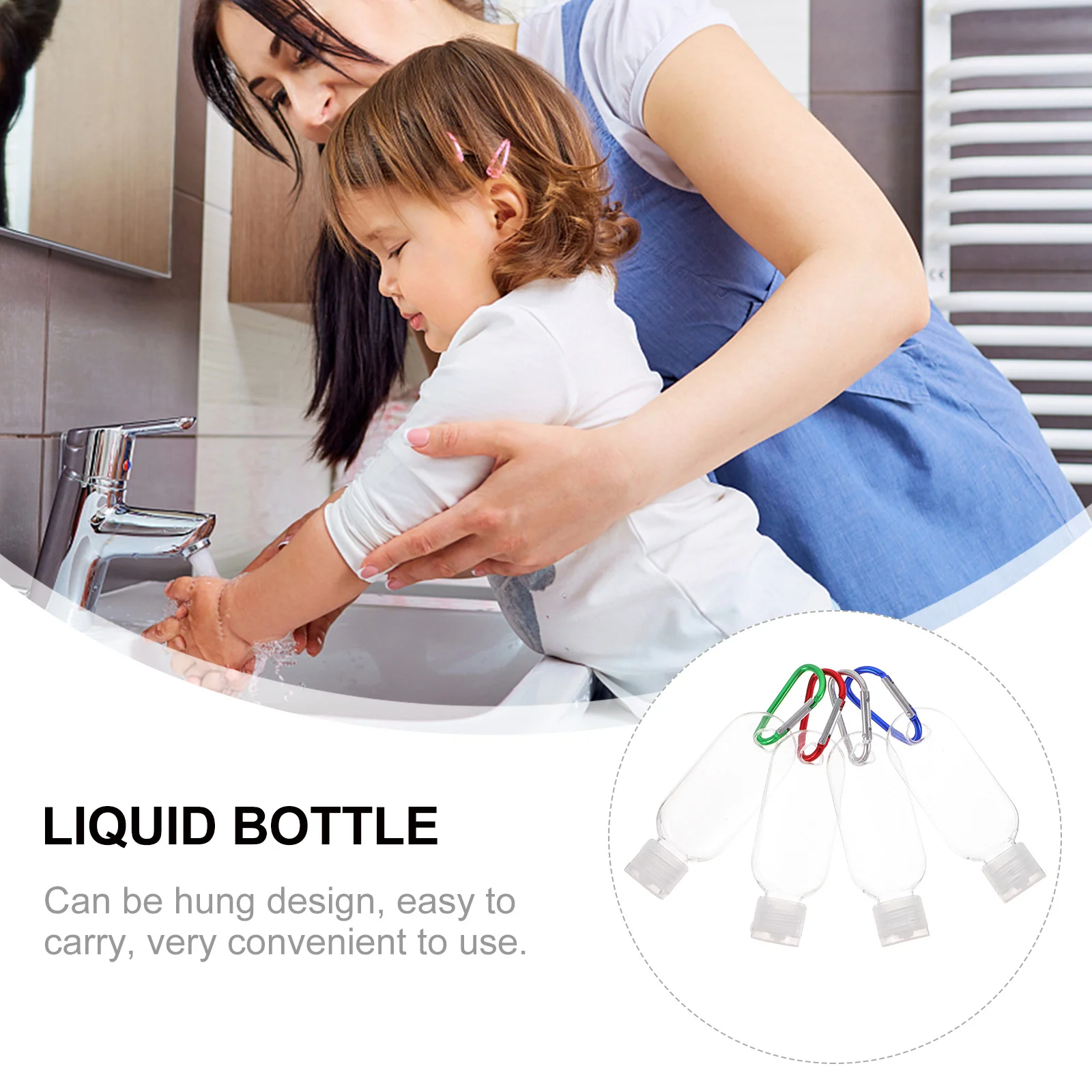 10 Sets Hand Bottle Outdoor Activity Containers Travel Refillable Bottles Dispenser Body Lotion The Pet Sub-packaging