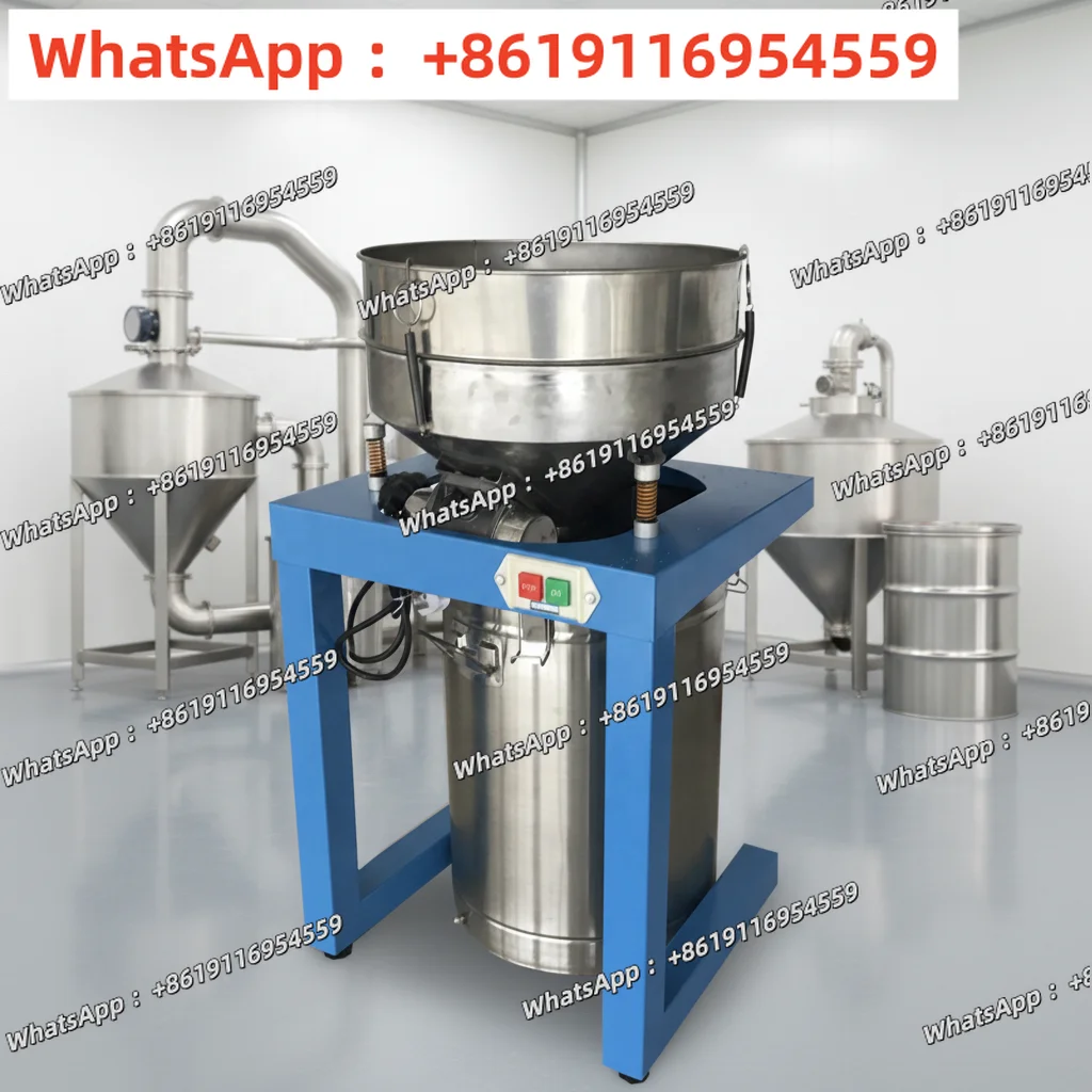 Powder Coating Booth SFJ-45 Powder Sieve System with Steel Construction and Motor for Recycling & Reuse