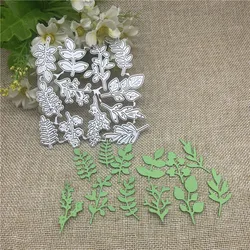 12-piece leaf Cards Dies Metal Cutting Dies Stencils For DIY Scrapbooking Decorative Embossing Handcraft Template