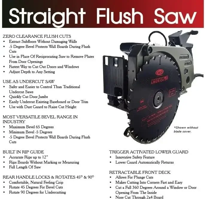 Straight Flush Circular and Jamb Saw