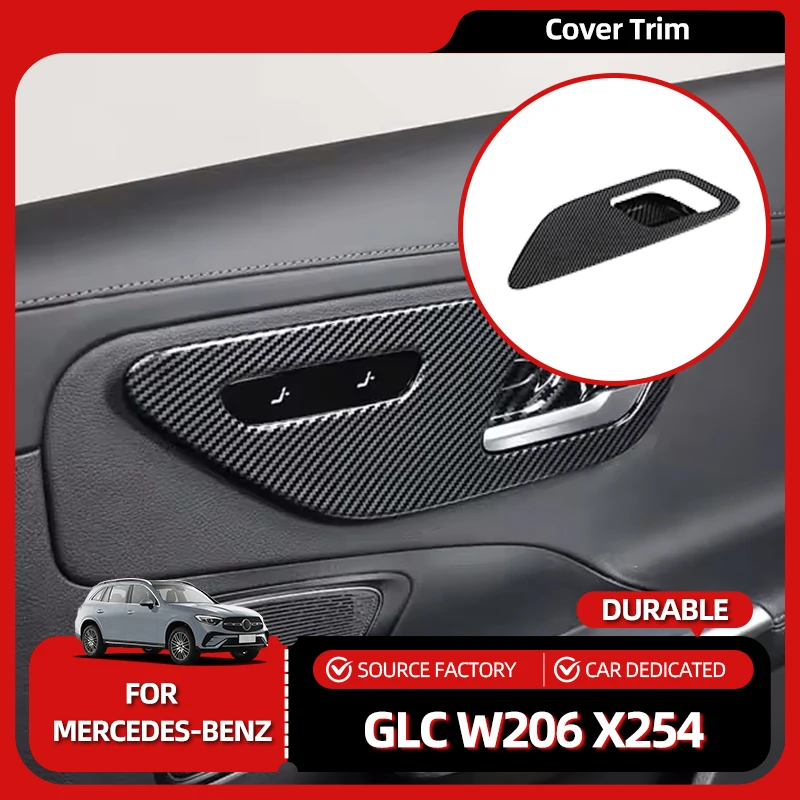 

Interior Stickers ABS Carbon Fiber Car Inside Door Panel Cover Trim Sticker Interior Car Accessories For Mercedes Benz C Class G