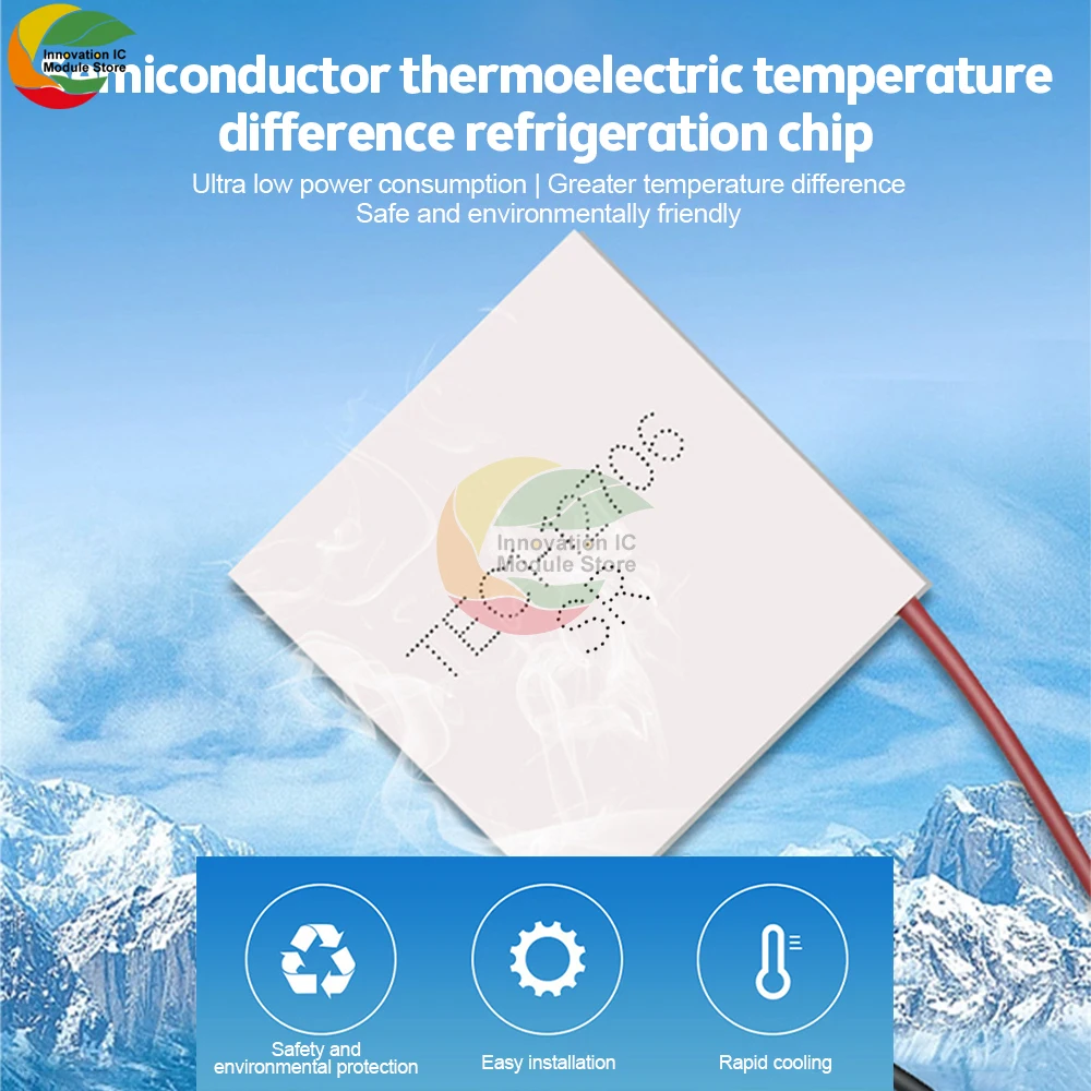 12V 6A 40X40MM Heatsink Thermoelectric Cooler Peltier Plate Module Semiconductor Refrigeration Tablets