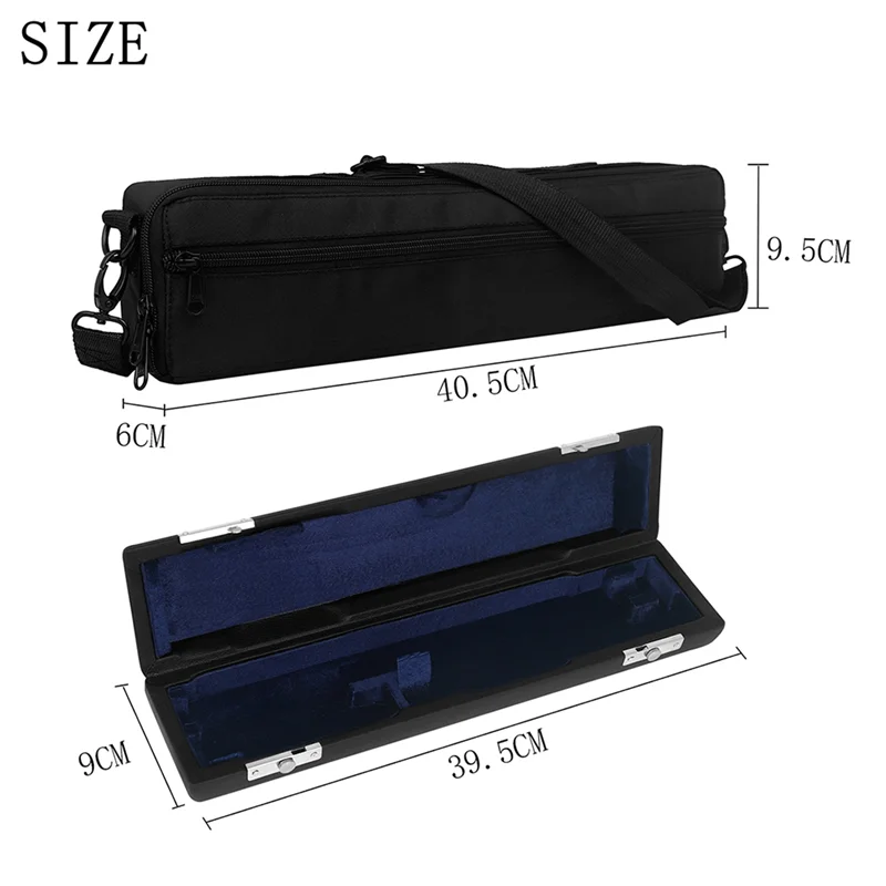 

Qcvv-16-Hole High-Grade Flute Leather Box Set Anti-Fall Flute Storage Box