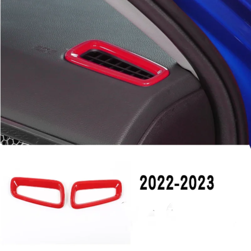 

For Honda Integra Sedan 2022 2023 Carbon Fiber Front Upper Air Vent Outlet Cover Trim Interior Accessories Car Styling