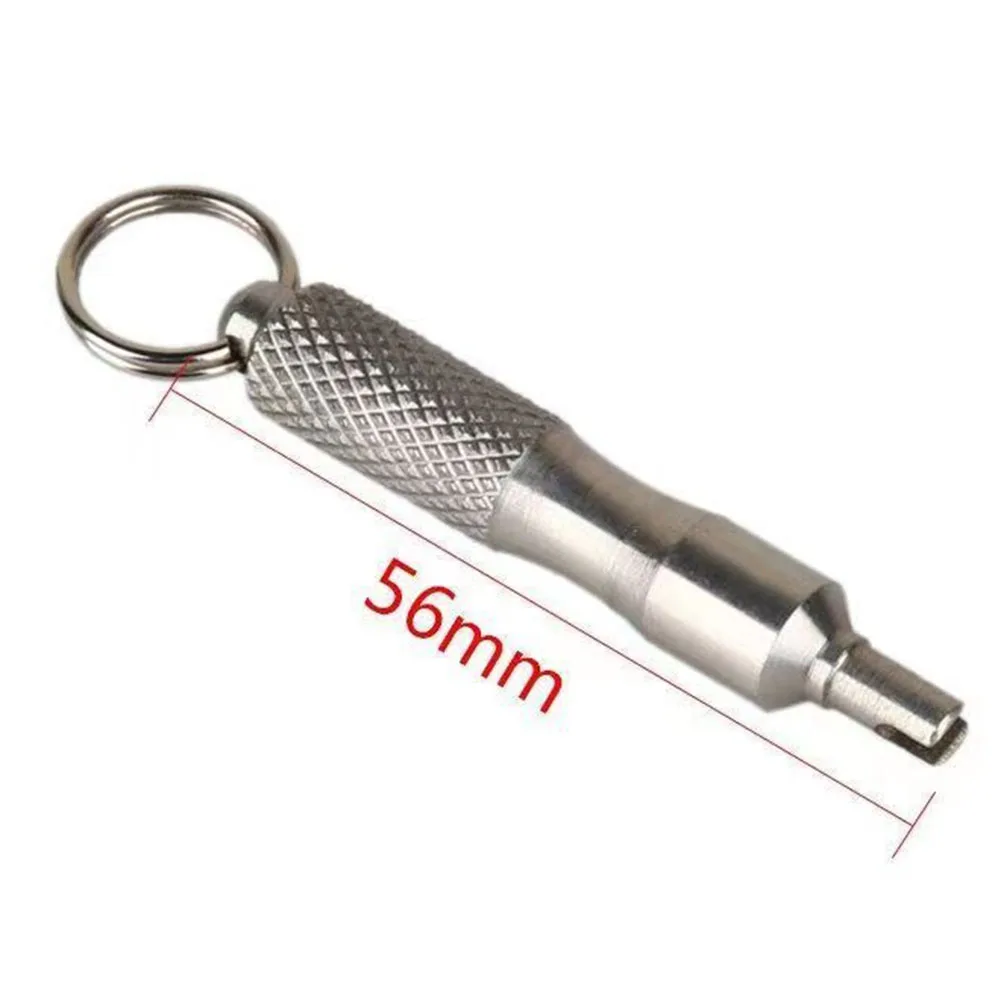 Stainless Steel Tire Tool Silver Tire Repair Screwdriver Compact And Portable Easy To Use High Quality Silver Color
