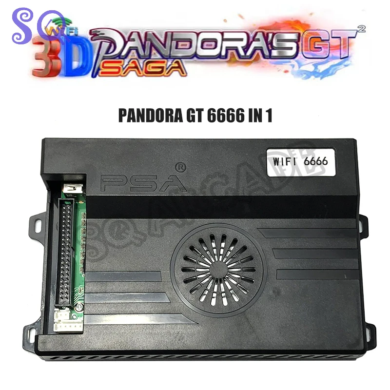 Pandora Saga Box GT 6666 In 1 3D WIFI PCB Game Board Download HDMI VGA For Arcade Motherboard Retro Video Converte