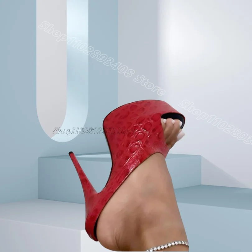 Black Animal Pattern Platform Slippers New Stylish Open Toe Design for Women Sexy Casual Party Slippers 2025 Zapatos Para Mujere