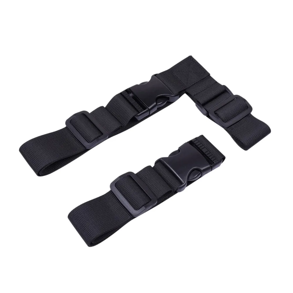 

2SET Adjustable Luggage Straps Anti-Lost Nylon Material Travel Bag Belt Secure Fastening Portable Luggage Belt Travel Security