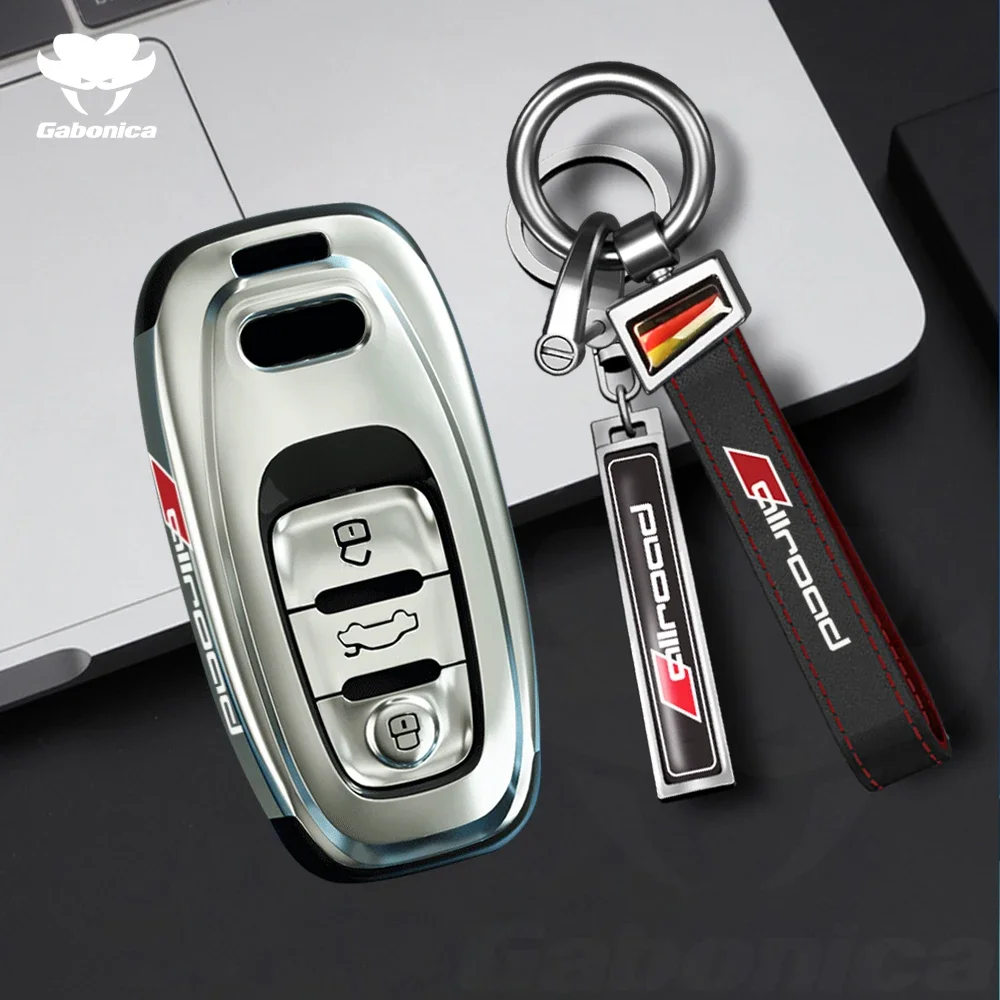 ABS Car Remote Key Cover Case Shell for Audi Allroad Quattro A1 A3 8V A4 B8 A5 A6 C7 A7 A8 Quattro Q3 Q5 Q7 Holder Accessories