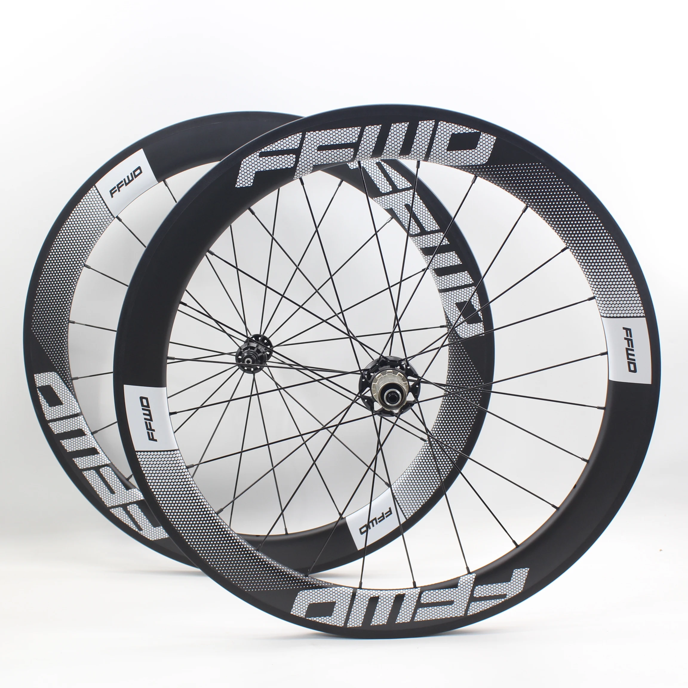 Newest 700C Road Bike matt UD Full Carbon Fibre Bicycle Wheelset carbon tubular clincher tubeless rim brake wheels 38/50/60/88mm