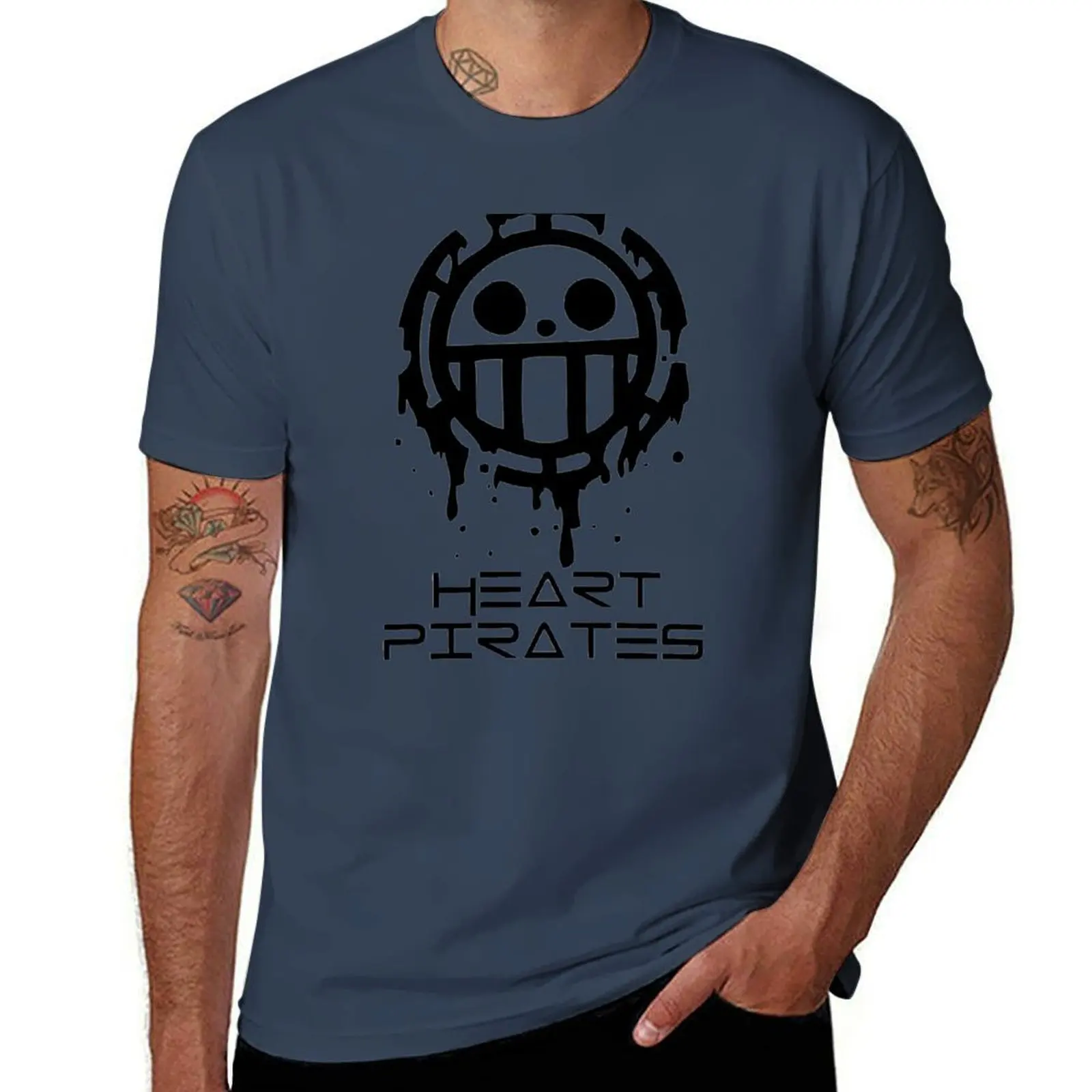 

Trafalgar Law T-Shirt blue lock street wear hippie clothes clothing for men