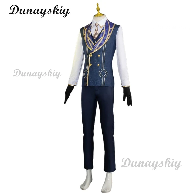 Honkai Star Rail Avventurina Kakavasha Costume Cosplay Parrucca Cappello Gioco Halloween Party Dieci Stonehearts Uniformi Mens Cool Suit