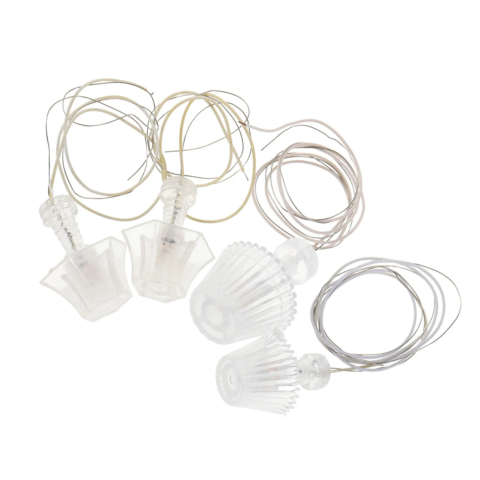 

4Pcs Miniature Table Lamp Soft Glow DIY Dollhouse Decor Lighting Fixture for Mini House Night Light Small Table Lamps