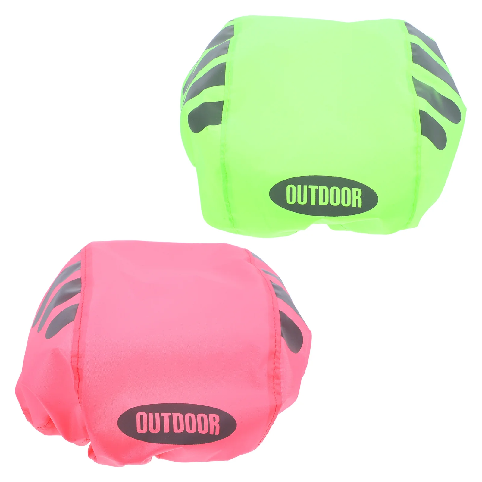 

2Pcs Rain Cover Reusable Sleeve Enhanced Visibility Waterproof Non-Woven Fabric Protective Cover for Night Riding