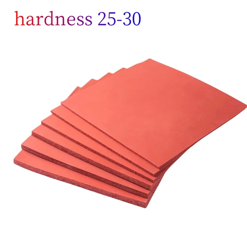 Silicone Foam Mat Slab Blanket for Heat Press Resilient Heat-Resistant Insulating for Hot Stamping Machines Red Grey White Black