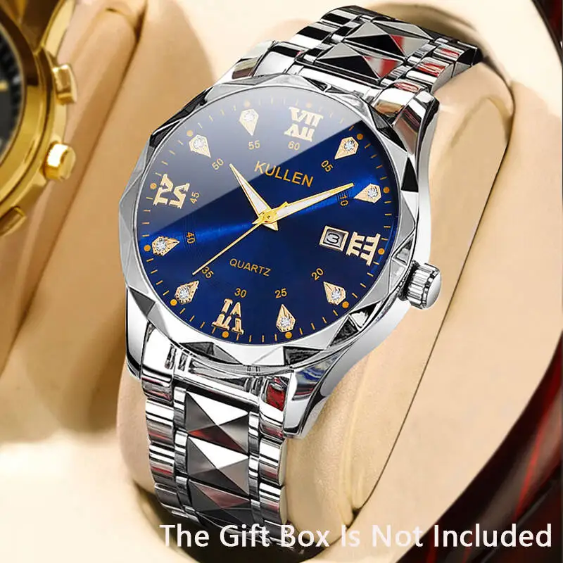 1pc new men's handsome and luxurious quartz watch, suitable for daily wear and gifting to friends and family