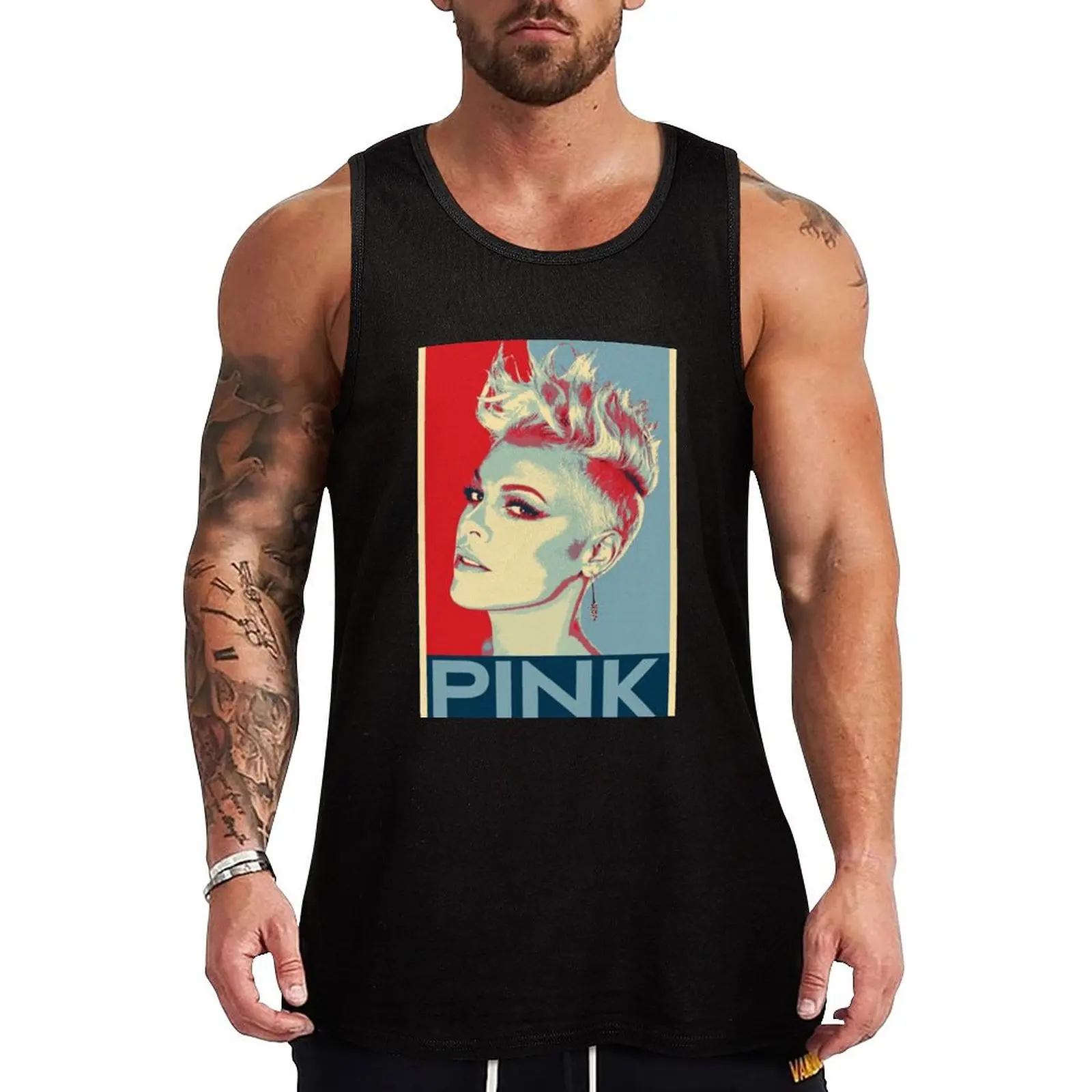 Best Seller Pink Beautiful Trauma Merchandise Tank Top t-shirt Men's vest for men