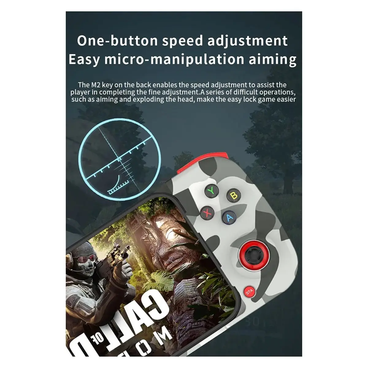 (▲★HUND)Phone Controller Gamepad Joystick for Android, Direct Play Low Latency Mobile Gamepad for Galaxy Gaming Control