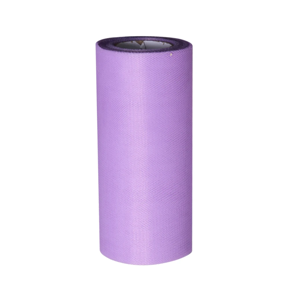 

25 Yard Booth Mesh Roll Decoration Tulle Craft Ribbon Decorations Purple Wedding