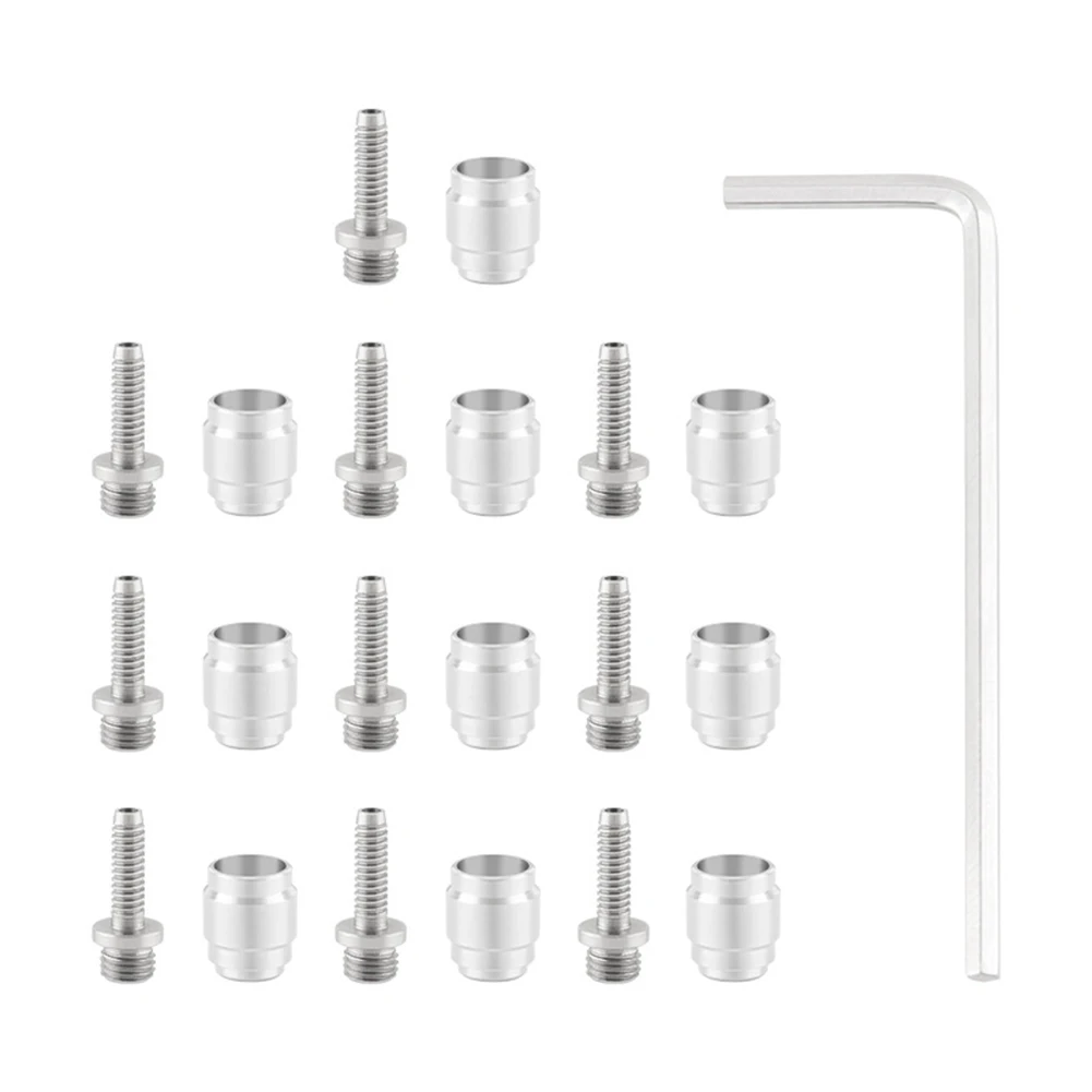 Slangfitting Set 10 Stuks Olijf 10 Stuks Inzetstuk Met Sleutel Voor Sram Hydraulische Remmen Slangfitting Set Fietsonderdelen