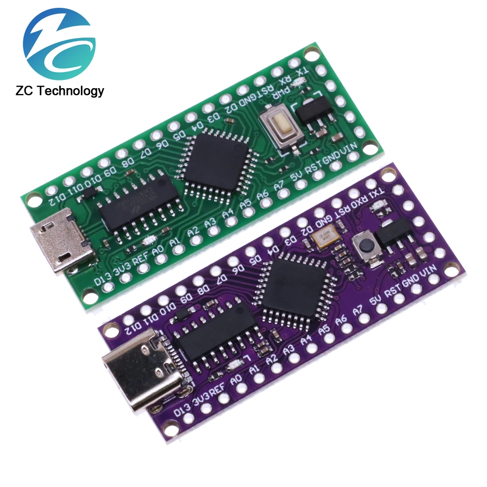 LGT8F328P-LQFP32 MiniEVB TYPE-C MICRO USB Compatible With ATMEGA328 Nano V3.0 LGT8F328P CH9340C / HT42B534-1 SOP16 For Arduino