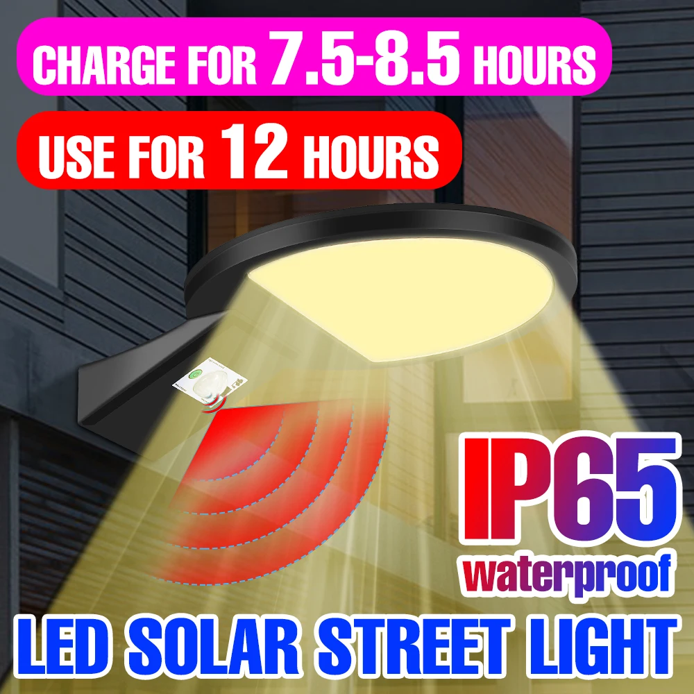 

IP65 Solar LED Outdoor Light Waterproof Street Lamp PIR Motion Sensor LED External Solar Lamp Powered Sunlight Garden Floodlight