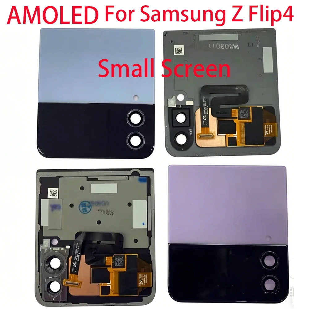 1.9" Z Flip 4 F7210 Small Lcd For Samsung Z Flip4 SM-F721B Display Touch Screen Z Flip 4 F721N External Screen Replacement Parts