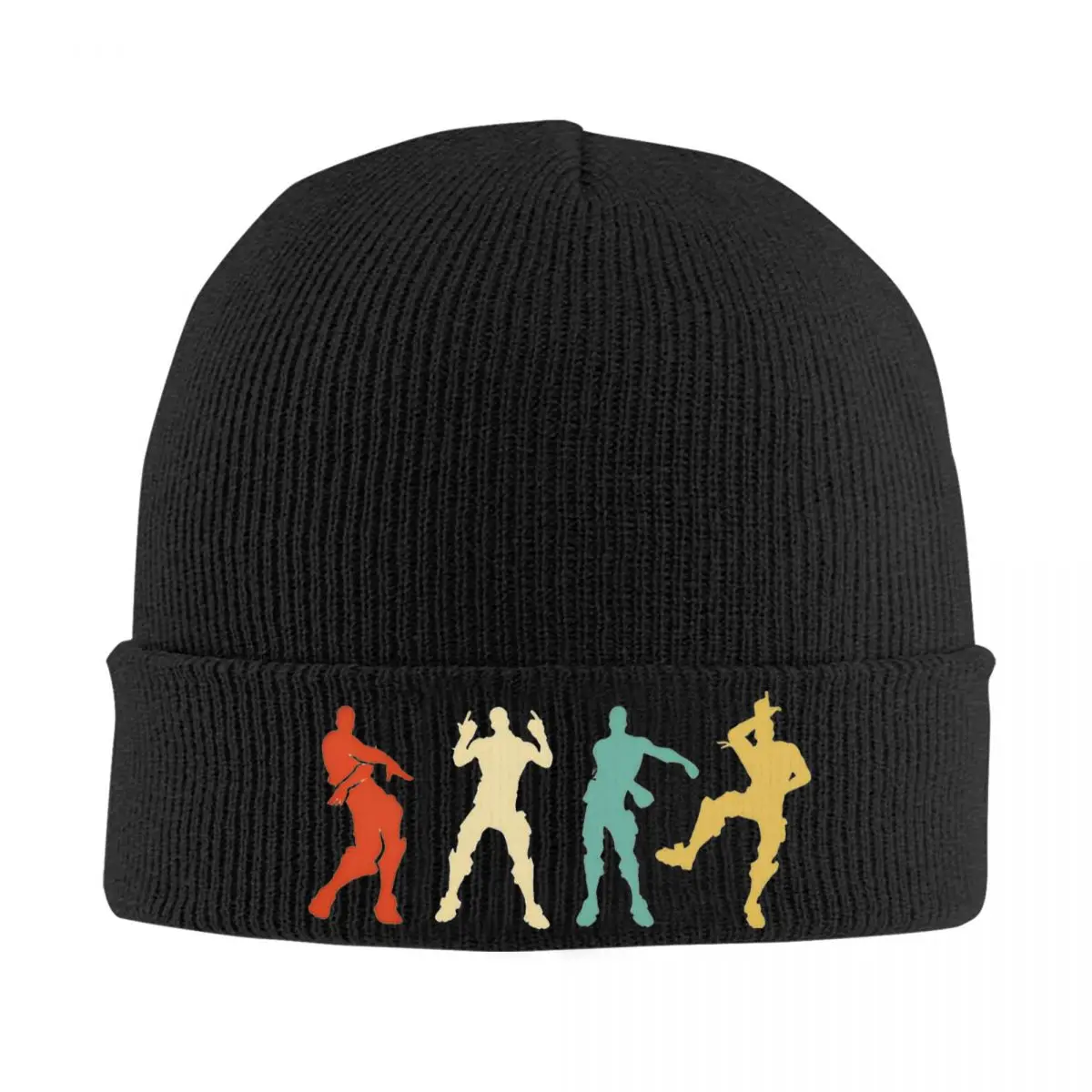 Battle Royale Victory Dance Beanie Hats Cool Justice Dance Skullies Beanies Outdoor Sport Elastic Unisex Adult Caps Bonnet Hats