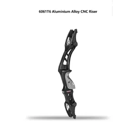JUNXING F263 Recurve Bow Riser 19in American Hunting Recurve Bow Handle 6061T6 Aluminium Alloy CNC