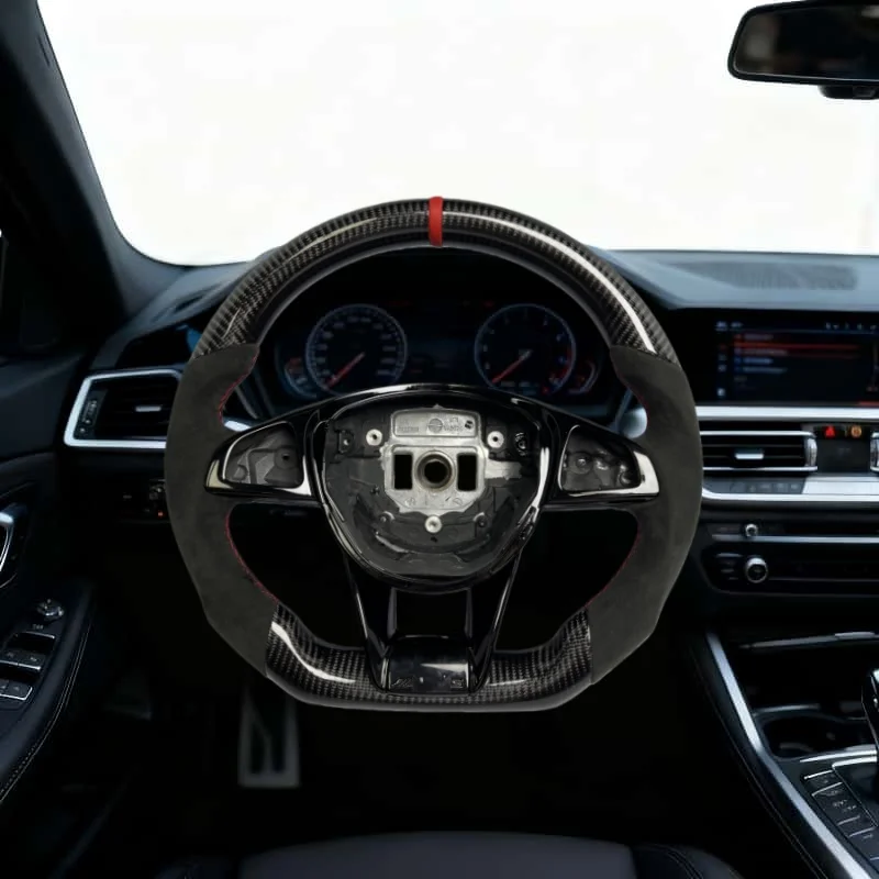 

Suitable for Mercedes-Benz AMG W204 W205 W167 W213 W222 W207 W212 Carbon Fiber Leather Sports Style Custom Steering Wheel