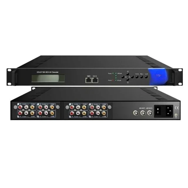 

IP to Analog Converter IP to 8 Channel CVBS Decoder COL5118X