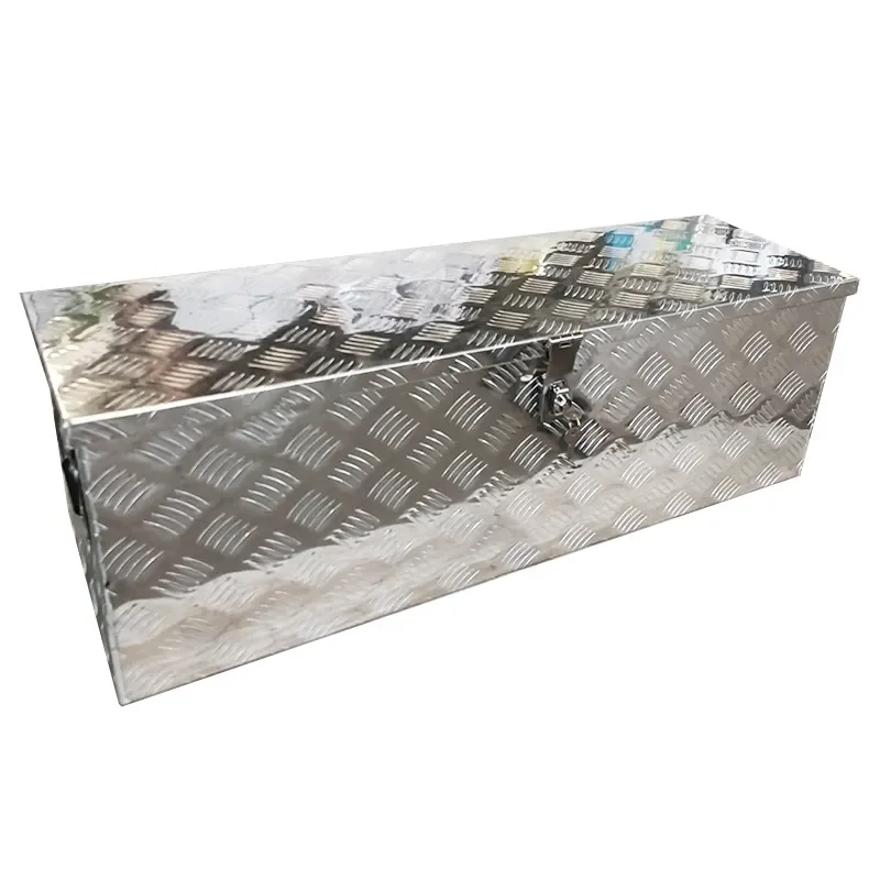 Custom Aluminum Alloy Storage Box Moisture Proof Toolbox with Lock for Car Customized Metal Case