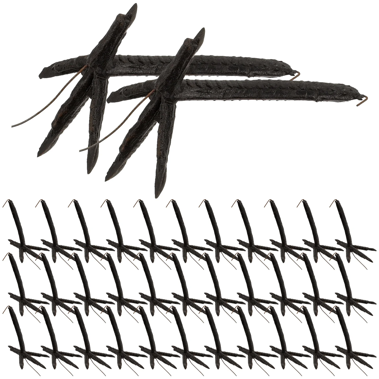 50 Pcs Plastic Claw Accessories Chicken Making Part Toy Parts Feet Simulation Claws