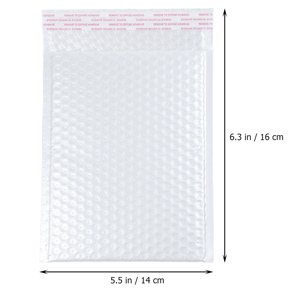 50Pcs Pearlized Bubble Mailers Heavy Duty Waterproof Padded Envelopes for Jewelry Boxes Lip Gloss Tubes Soap Keychains