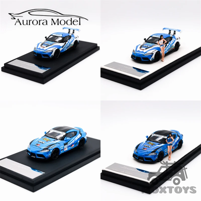 

Модель Aurora AM 1:64 Supra A90 сине-белый/синий литая под давлением модель автомобиля