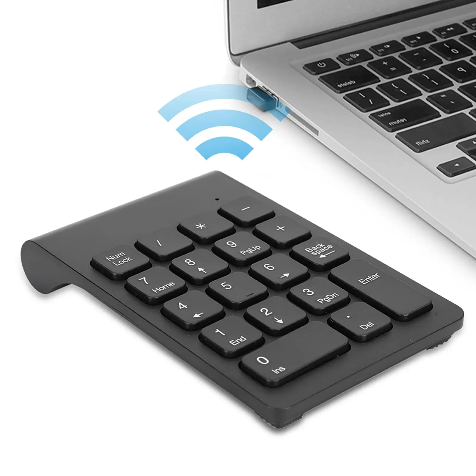 18 Key Wireless Numeric Keypad USB Receiver Mini Digital Keyboard for office Home PC Laptop