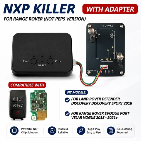 CNP259 Super NXP KILLER avec adaptateur pour ajouter une clé 315/434 JK52-15K601-BH AG pour Land Rover Defender Discovery Sport Evoque