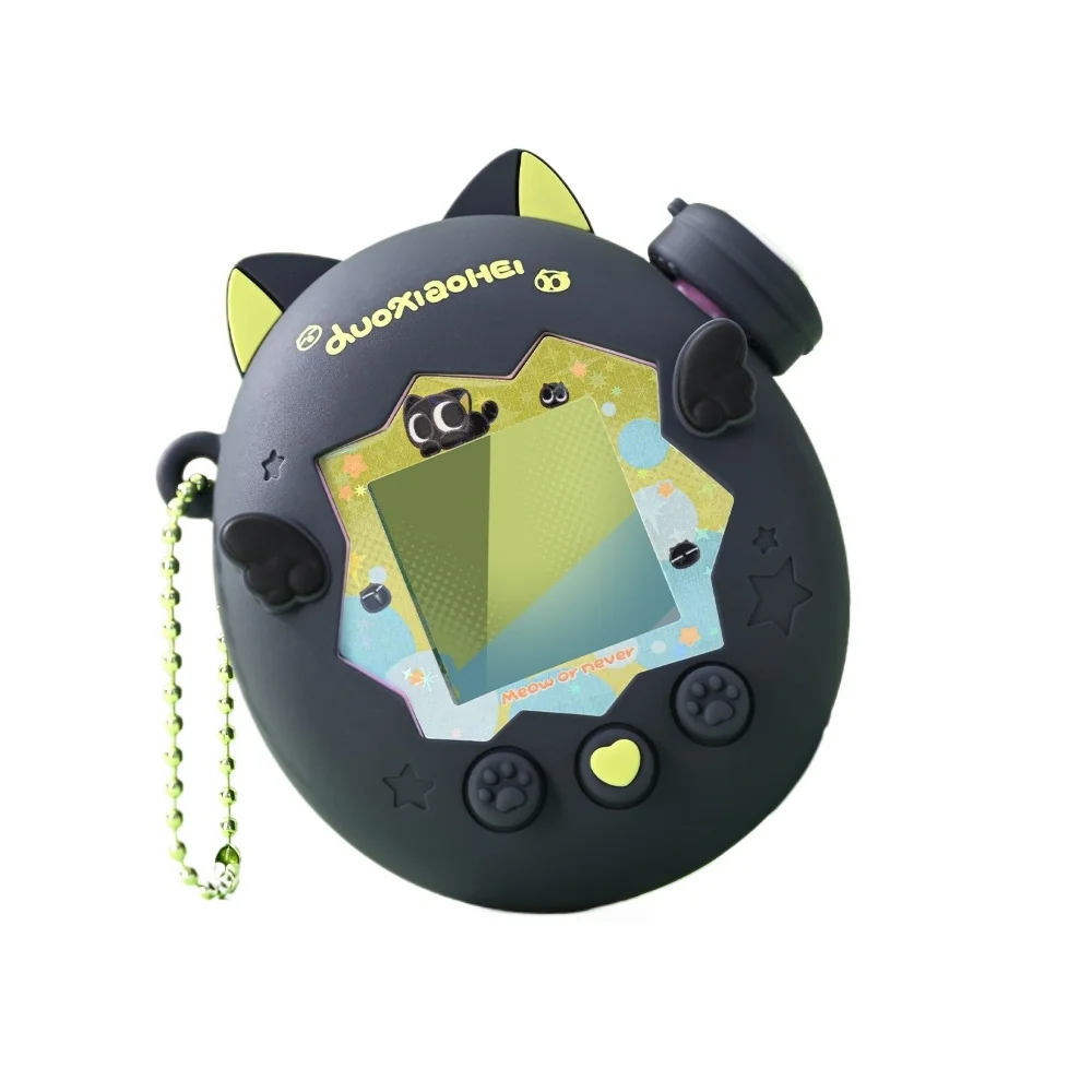 GeekShare Luo Xiaohei Co Branded Silikonowe Etui Antywstrząsowe do Tamagotchi Paradies, Urocza Kreskówkowa Ochronna Obudowa na Konsolę do Gier — zdjęcie produktu 7
