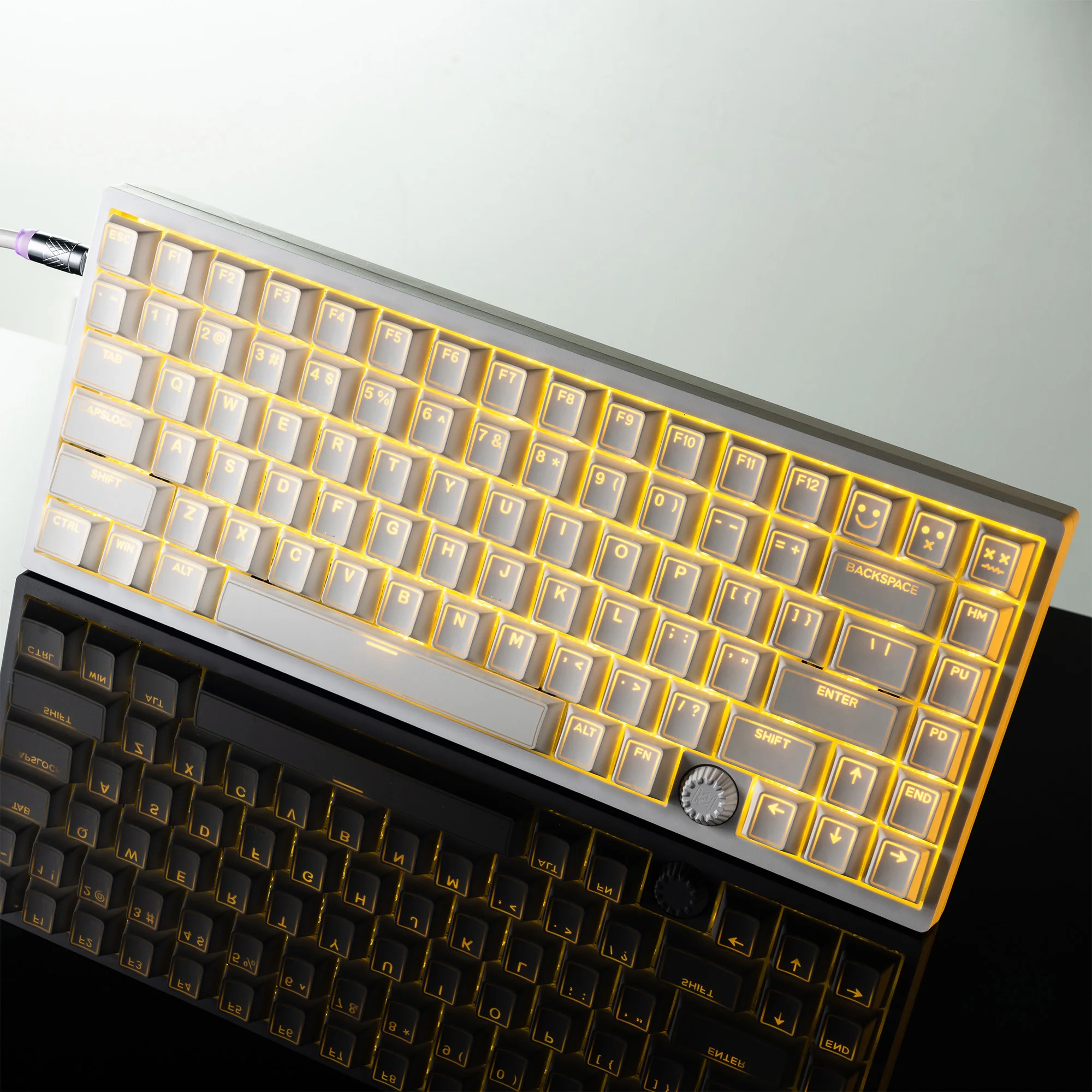 HiUM l keycaps シャンパンゴールド XVX Stained Glass Cherry Profile