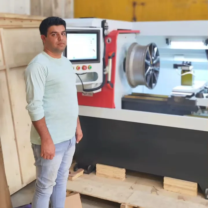 Horizontale Dia Snijden Legering Velg Reparatie Draaibank Hine Opknappen Cnc Wiel Rechttrekken