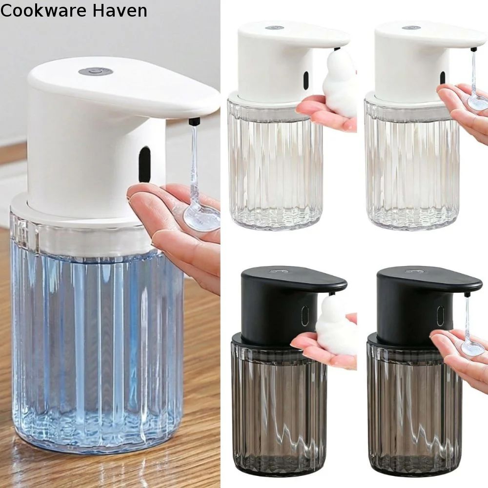 300ml Capacity Automatic Sensor Soap Dispenser Liquid/Foam Contactless Operation Hand Sanitizer Dispenser USB Rechargeable
