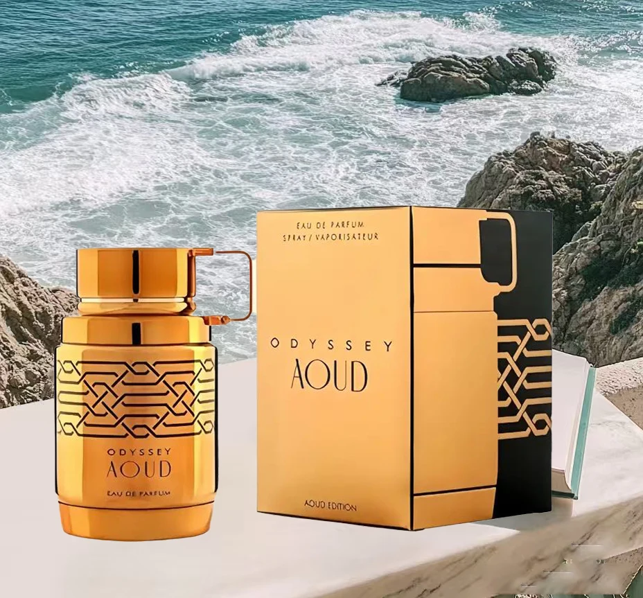 Armaf Odyssey Aoud Eau de Parfum Spray 100 مل عطور عربية أصلية عالية الجودة تدوم طويلاً عطر خشبي حار هدية كولونيا للرجال #5