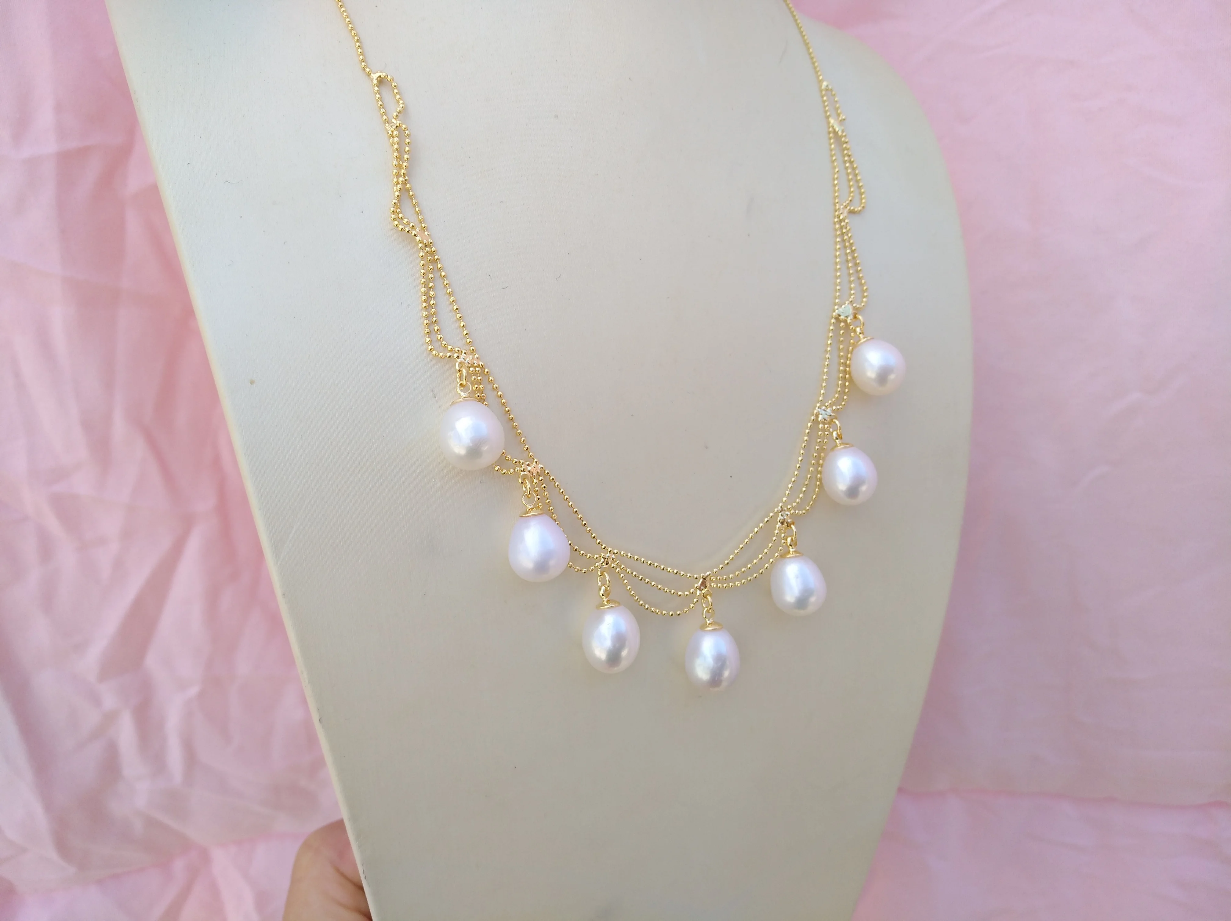 Huge AAA+ 9-11mm Natural Akoya White Pearl Pendant Necklace Wedding, Valentine's Day, Engagement, Christmas, Anniversary, Birthd