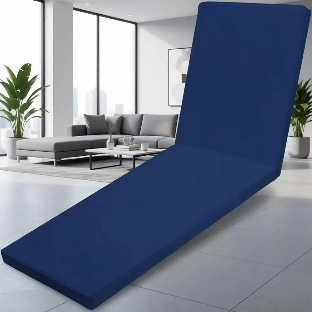 

72x22x3 Outdoor Lounge Chair Cushions, Waterproof Replacement Seat Cushions