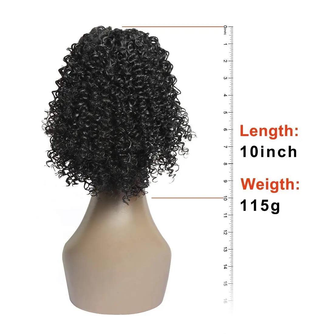 Drawstring Ponytail Afro Kinky Curly Ponytail Extension Short 10 Inch Synthetic Curly Ponytail Hair Pieces