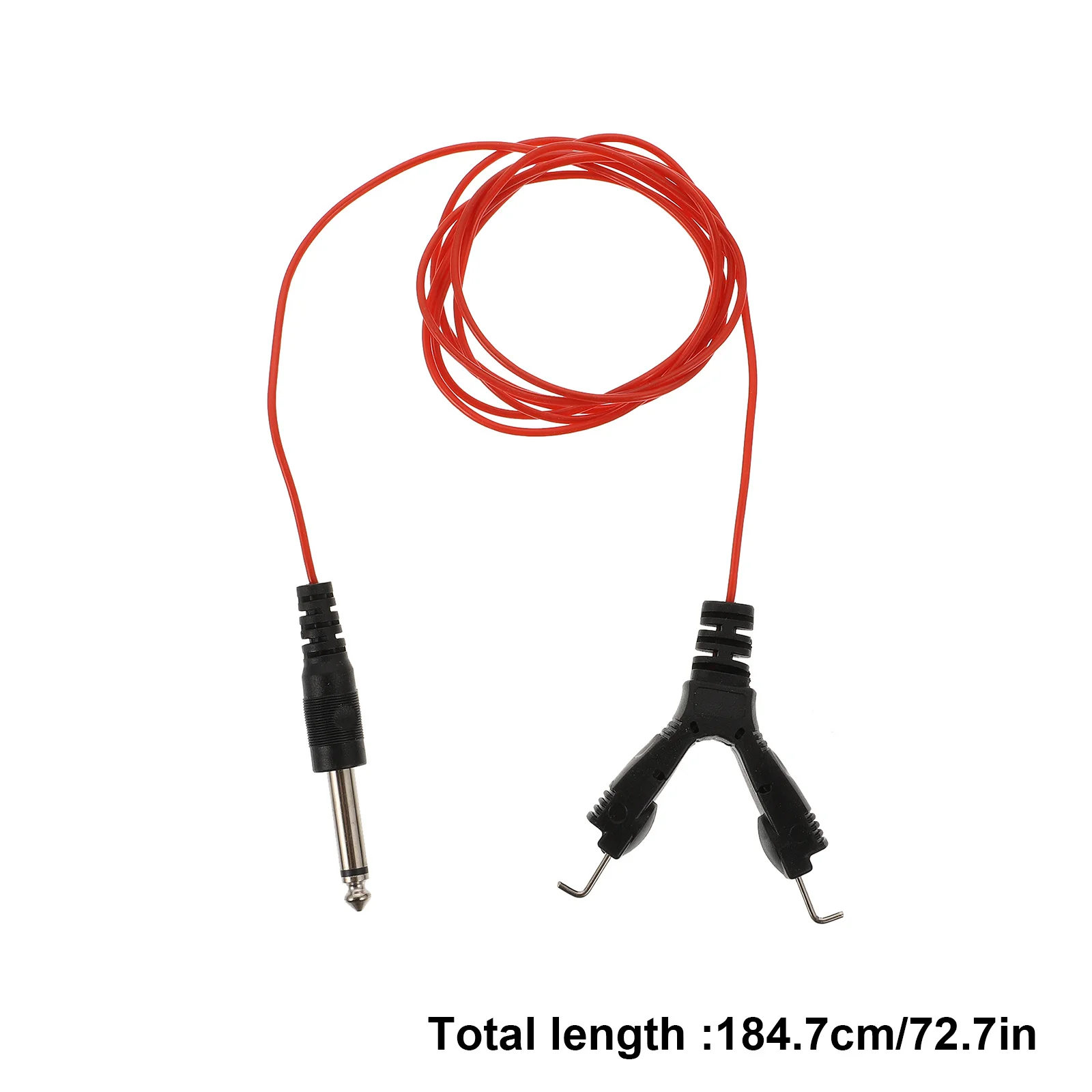 1pc 1.8M Coil Machine Hook Line Gold Plated Plug Low Loss Flexible Cable For Tattoos Machine Power Supply Durable Waterproof