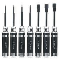 For Trax Trx4m Axial Scx24 Fms Fcx24 1/18 1/24 Rc Mini Crawler Car  7pcs Short Handle Nut Driver Hex Screwdriver Tools Kit