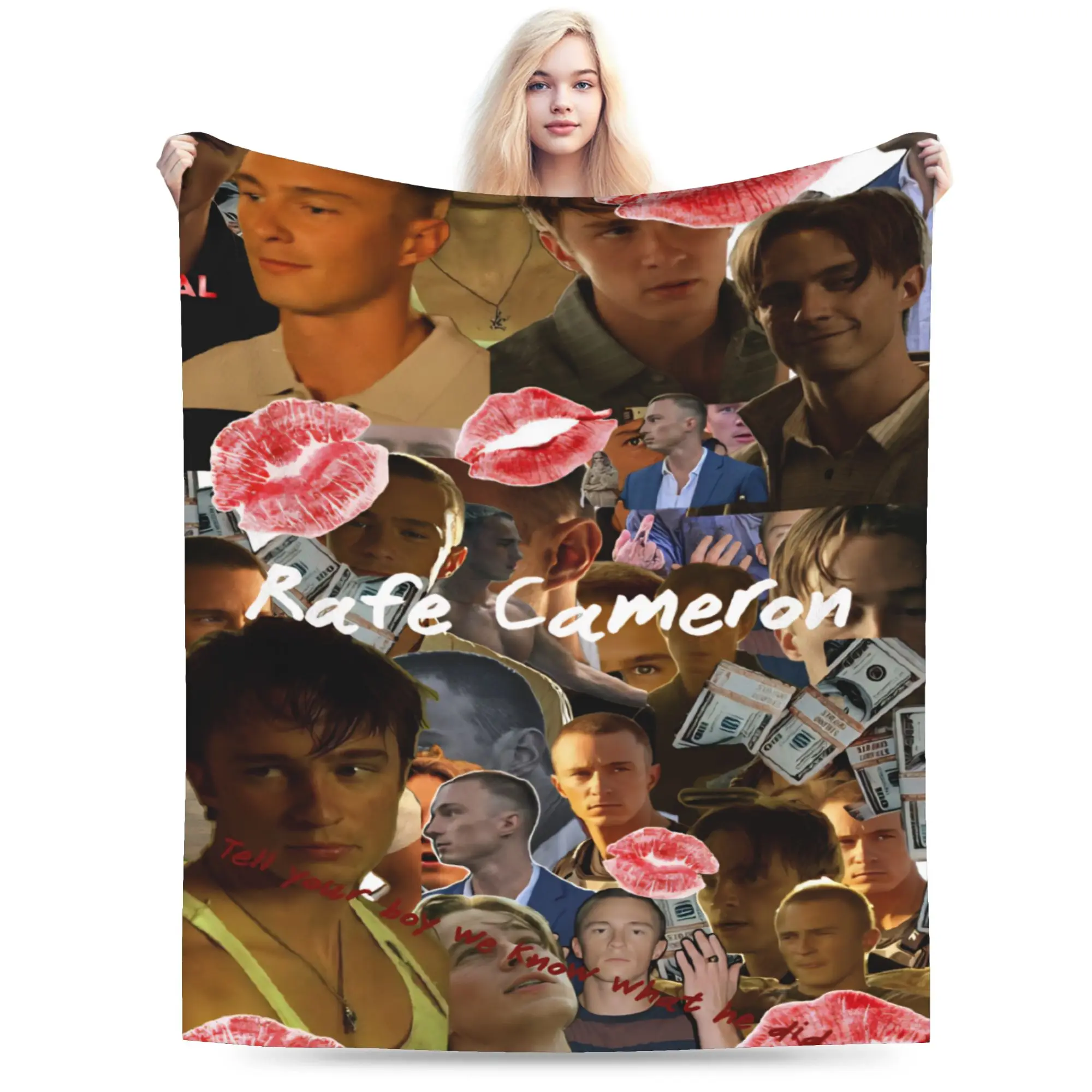 Starkey Rafe Cameron Blanket Multi-size Warm Cozy Fluffy  Throw Blankets for Sofa Couch and Bed