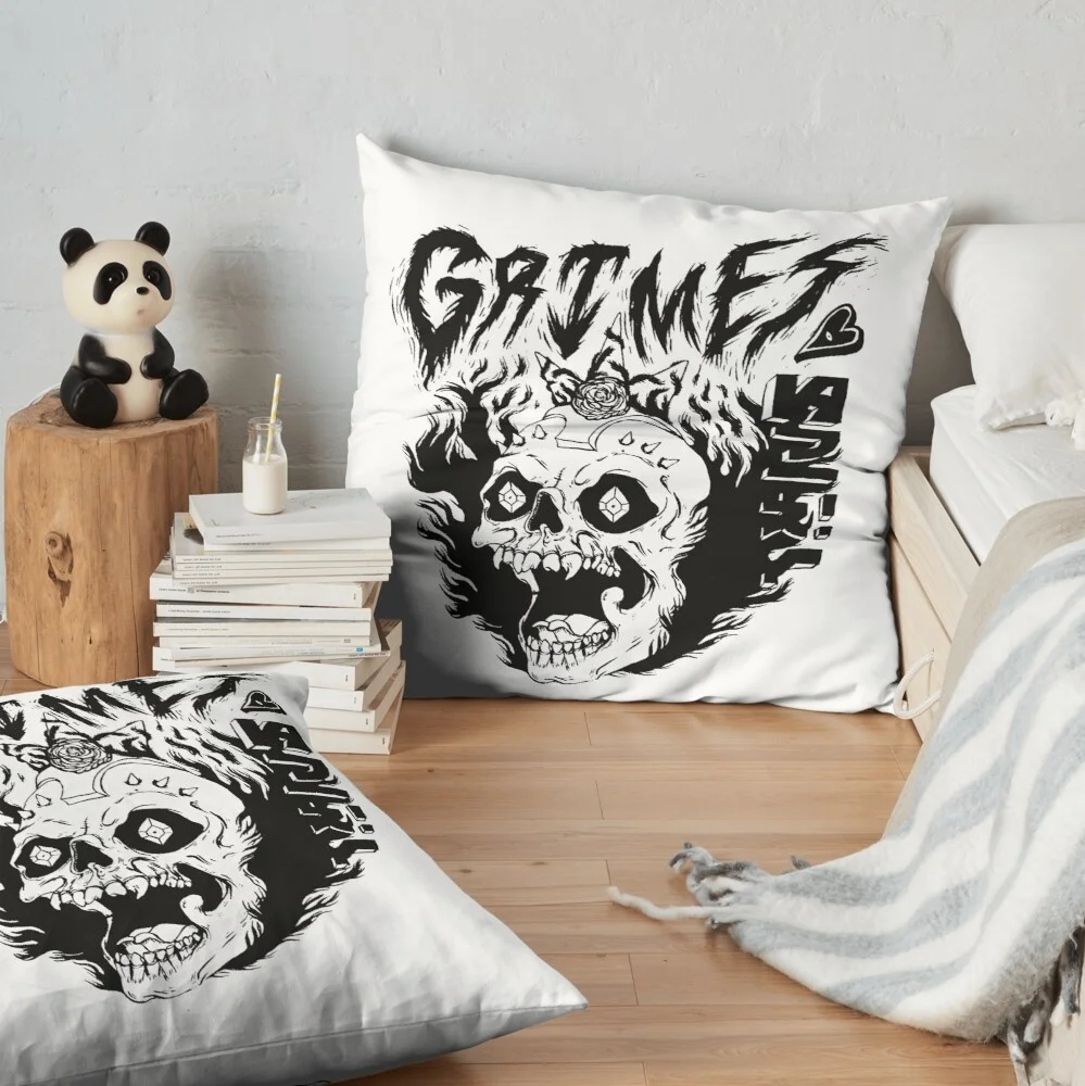 Grimes Visions Decoration Pillow Case Sofa Waist Throw Cushion Cover Home Decor